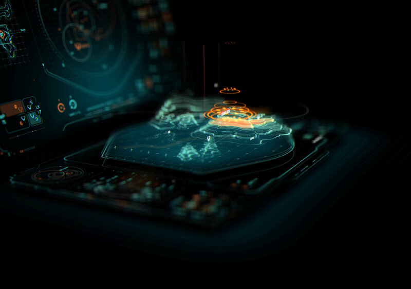 Holographic Map Interface