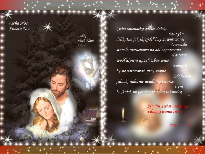 Holy Family in Snow