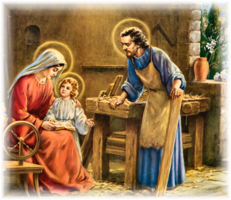 Holy Family in Workshop