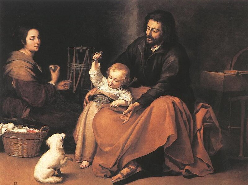 Holy Family with Dog