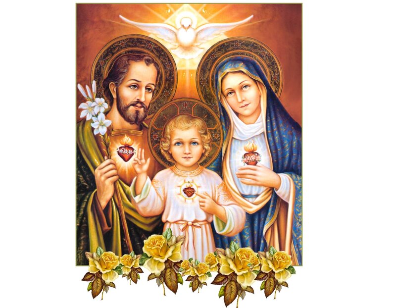 Holy Family with Doves