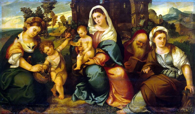 Holy Family with Saints