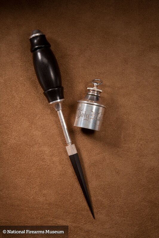 Holy Water Flask and Dagger