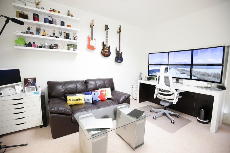 Home Office with Couch