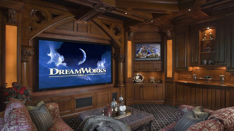 Home Theater Room — Brown