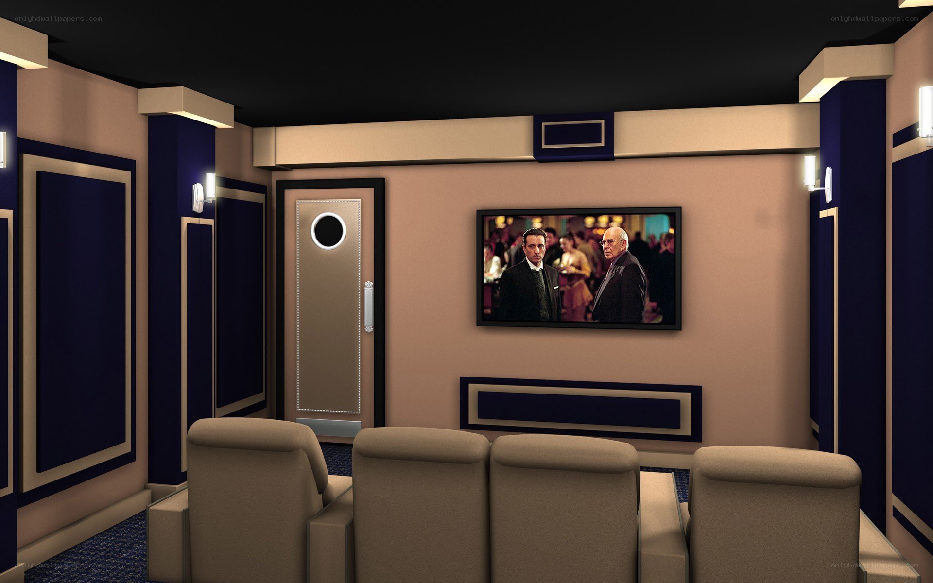 Home theater room design