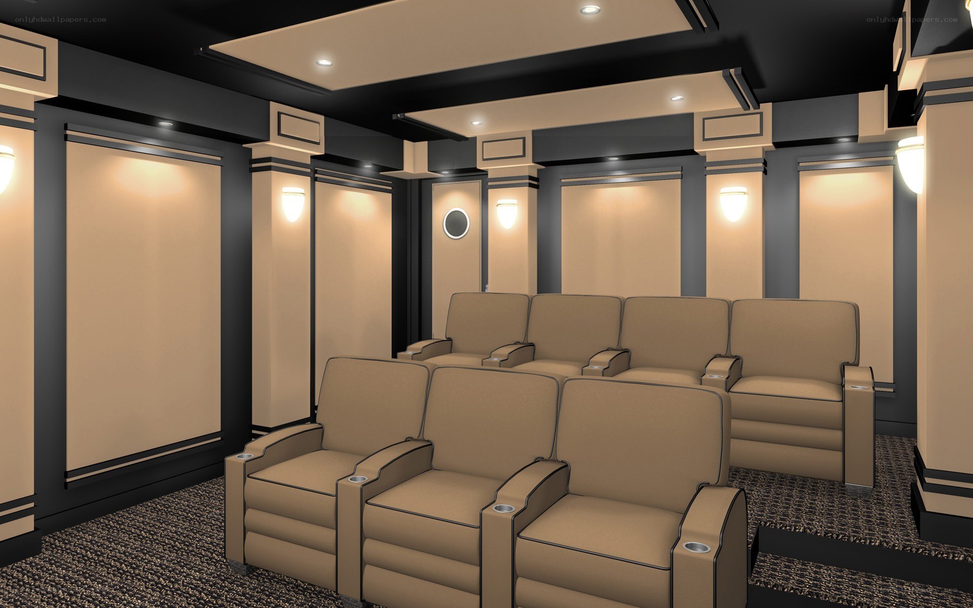 Home theater seating design