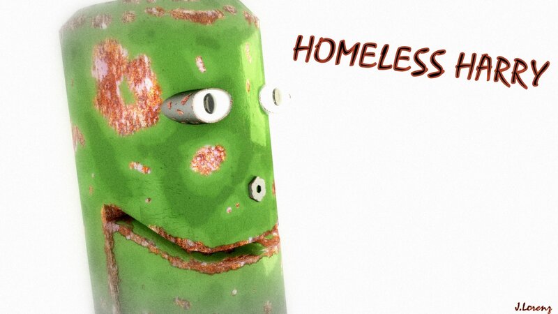 Homeless Harry character