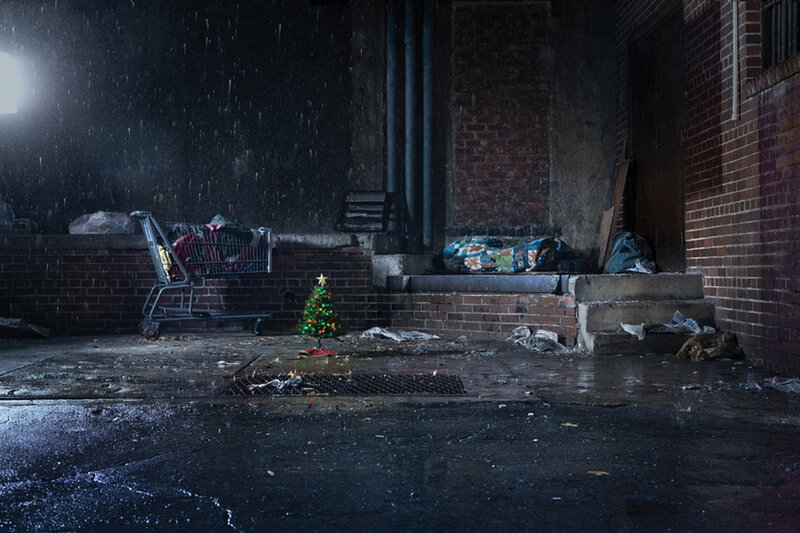 Homeless Person Sleeping