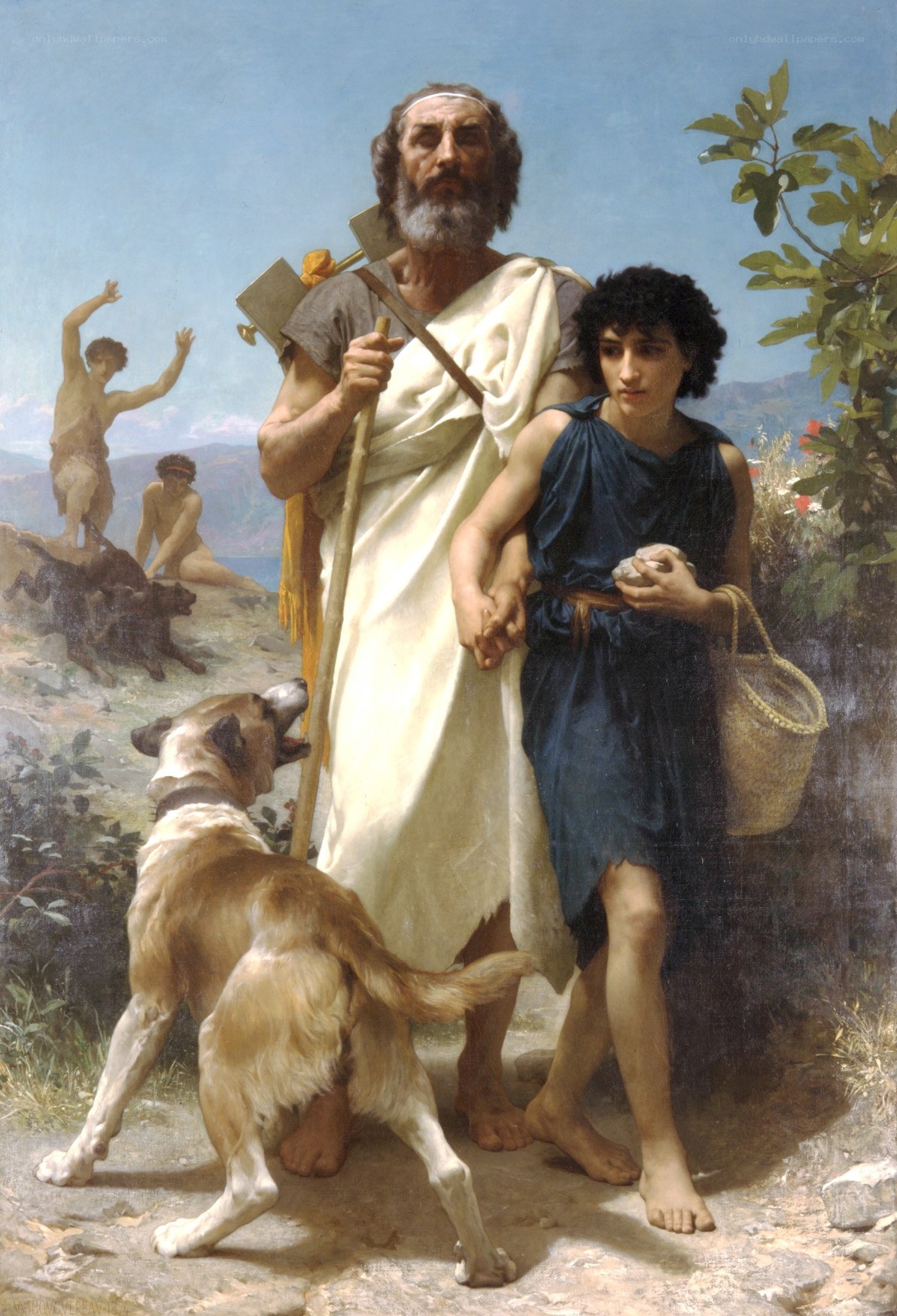 Homer and his son