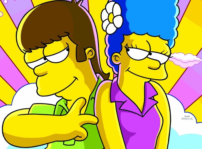 Homer and Marge Simpson — Yellow, Dreamy
