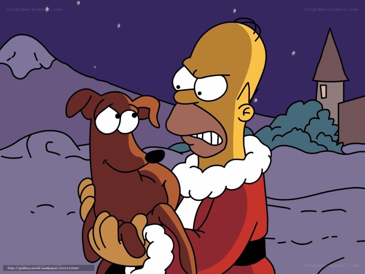 Homer as Santa Claus