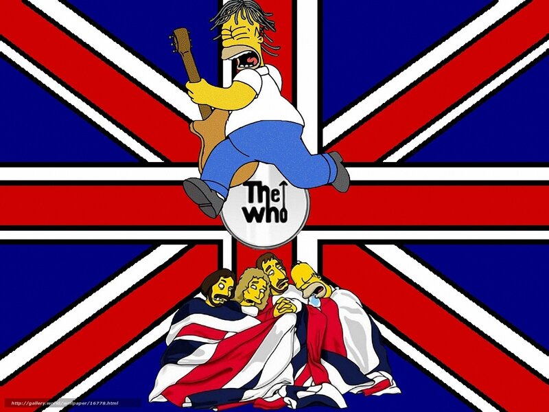 Homer Simpson and The Who