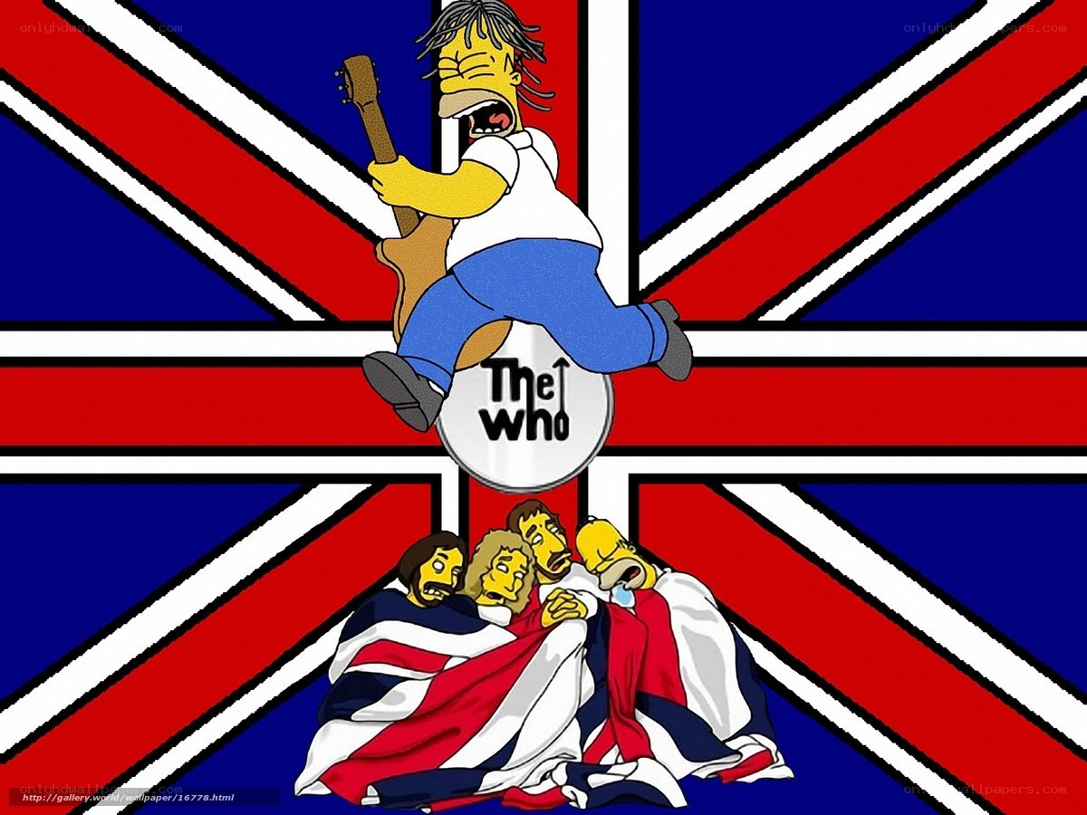 Homer Simpson and The Who