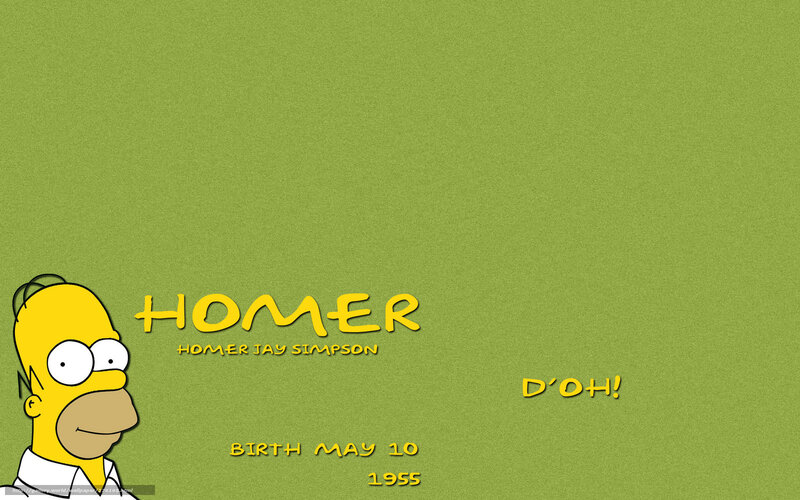 Homer Simpson character info