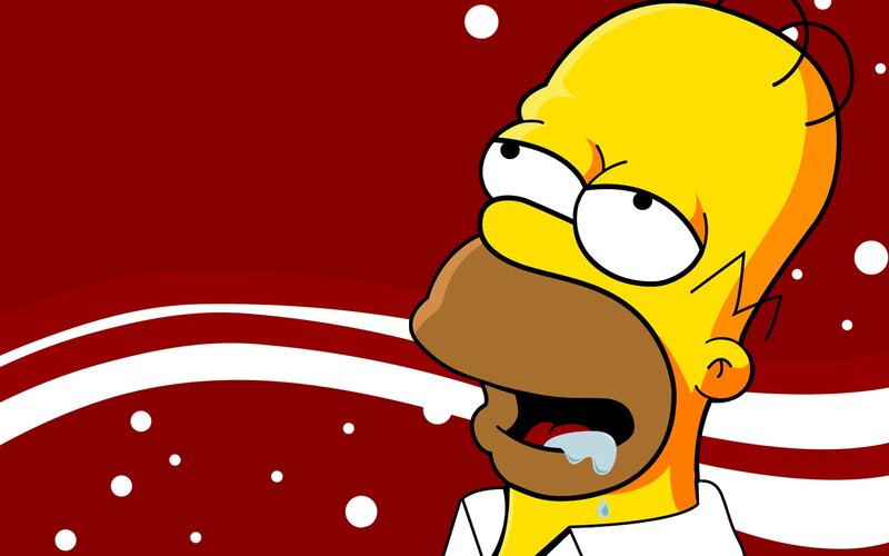 Homer Simpson Drooling