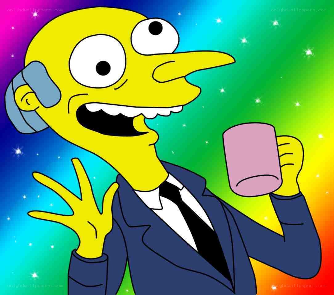 Homer Simpson in a suit