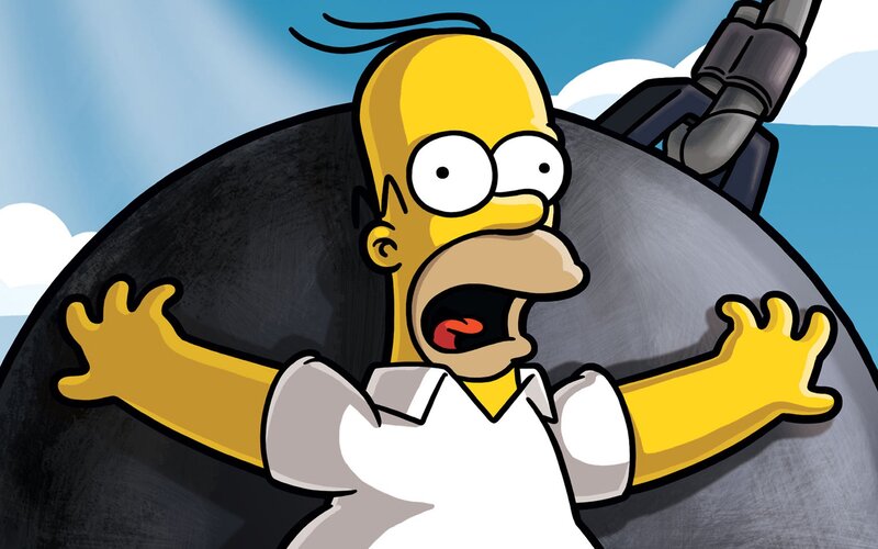 Homer Simpson in Bomb