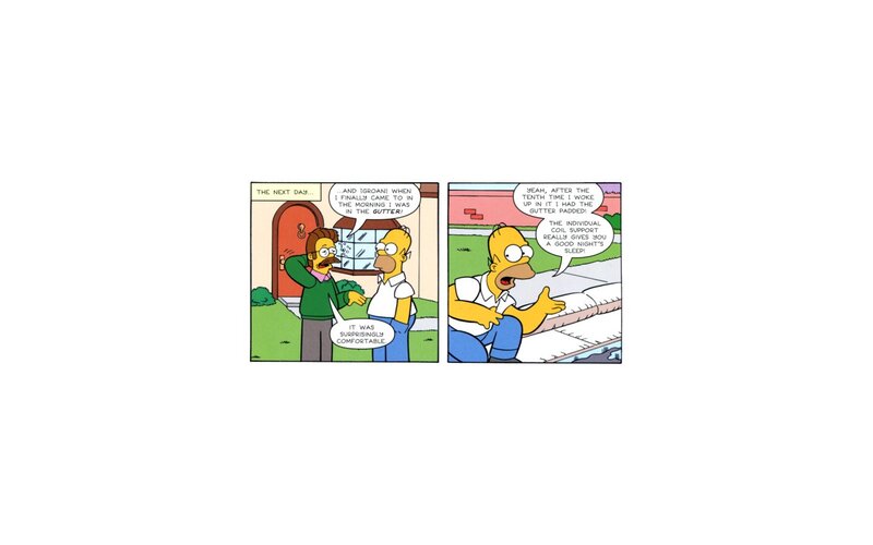 Homer Simpson in Comic