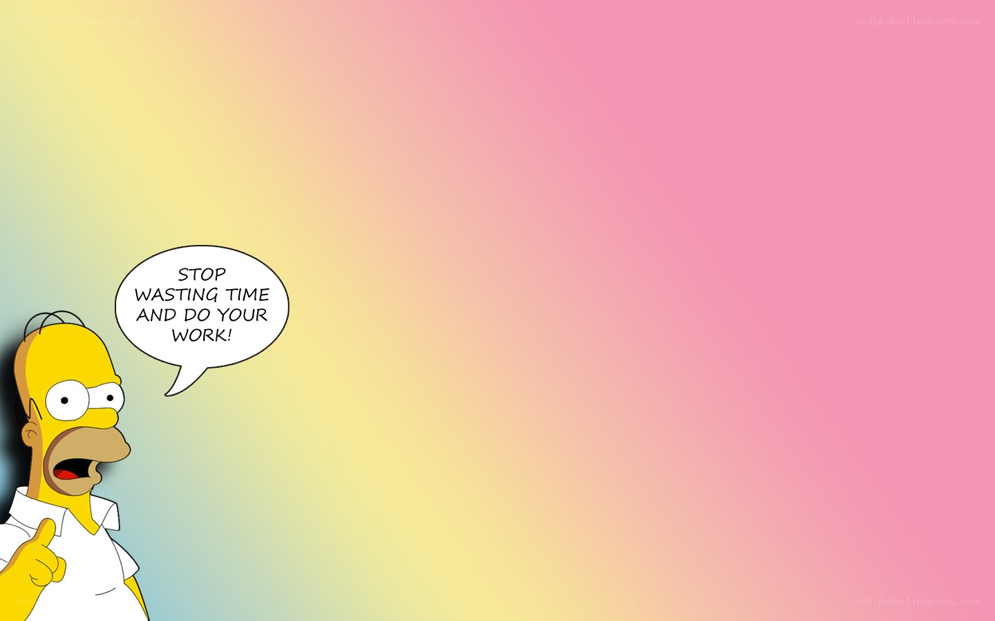 Homer Simpson motivational quote