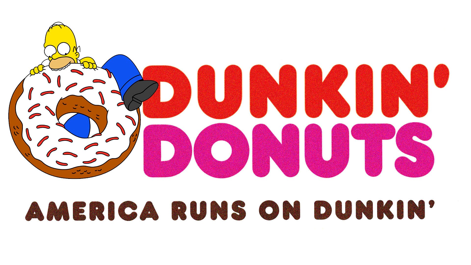 Homer Simpson on a donut