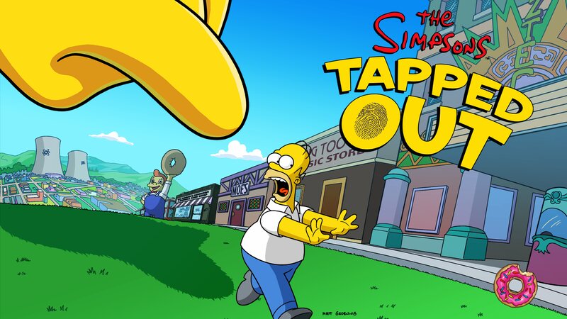 Homer Simpson Running — Yellow