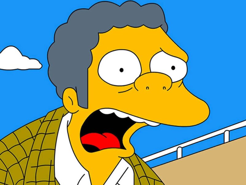 Homer Simpson screaming
