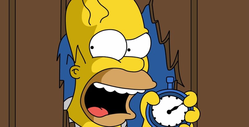 Homer Simpson Screaming — Yellow, Dramatic
