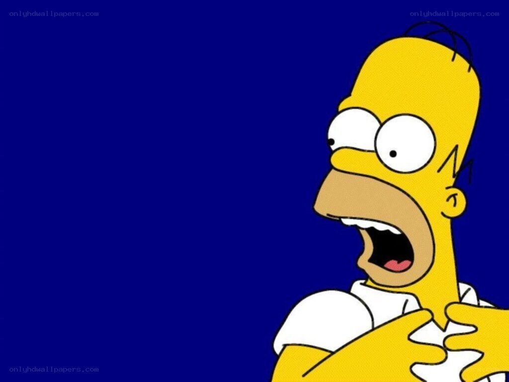 Homer Simpson shocked