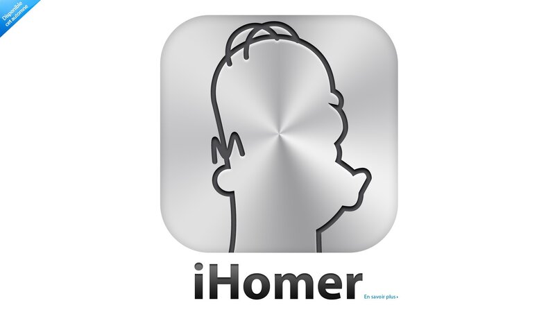 Homer Simpson Silhouette — Gray