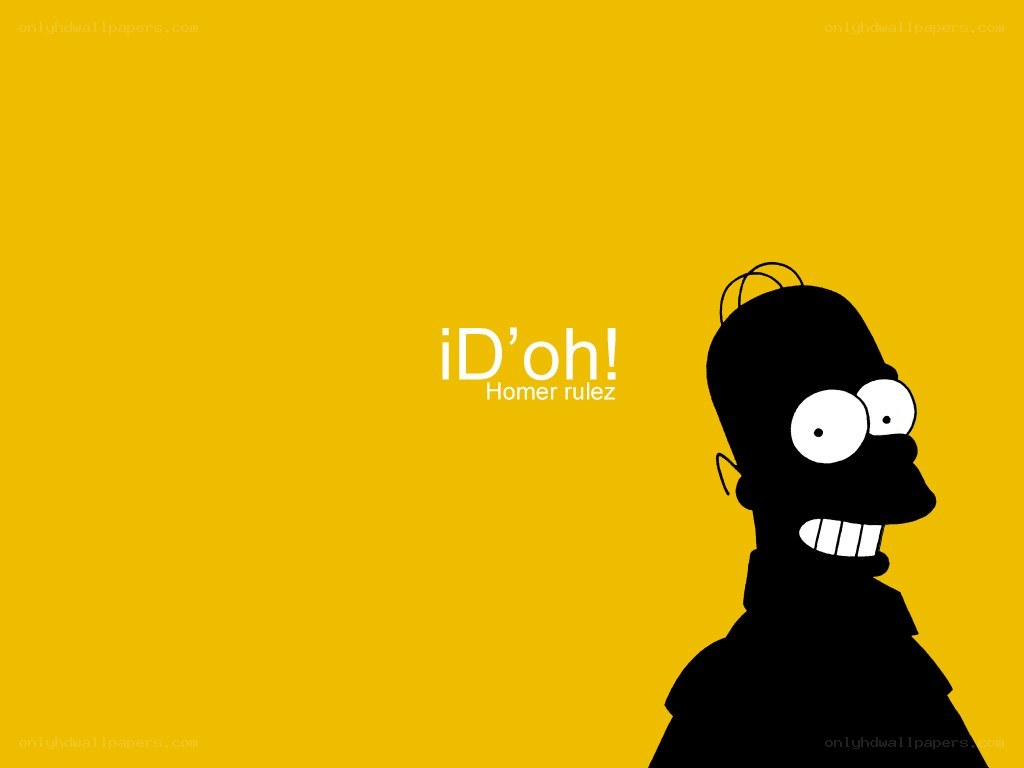 Homer Simpson silhouette