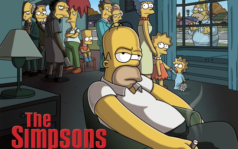Homer Simpson Sitting — Yellow, Dramatic, Animation