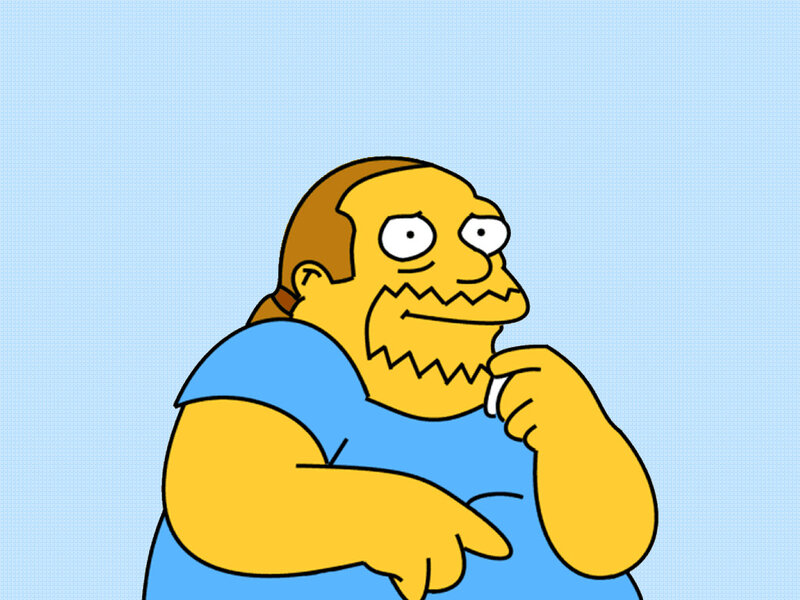 Homer Simpson thinking