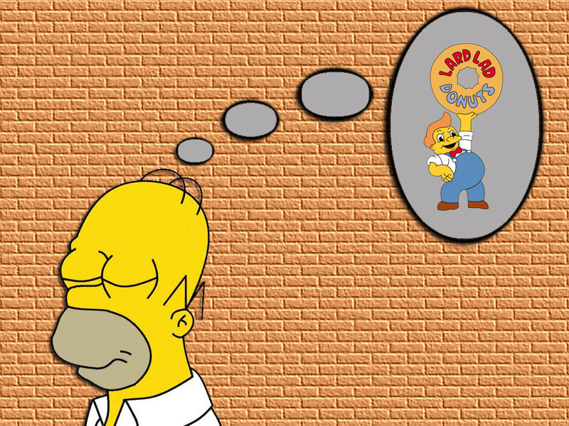 Homer Simpson Thinking — Yellow