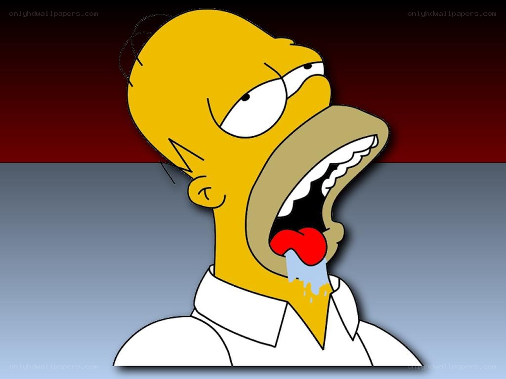 Homer Simpson vomiting