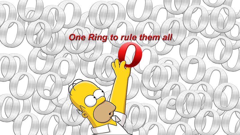Homer with a red ring