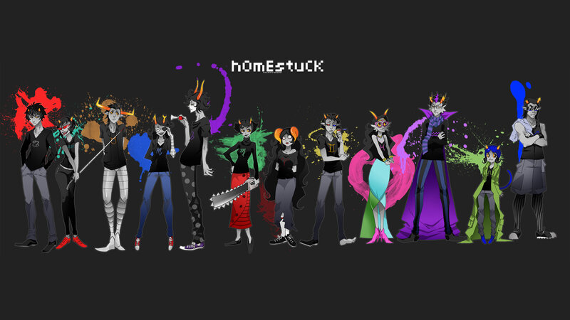 homestuck character lineup
