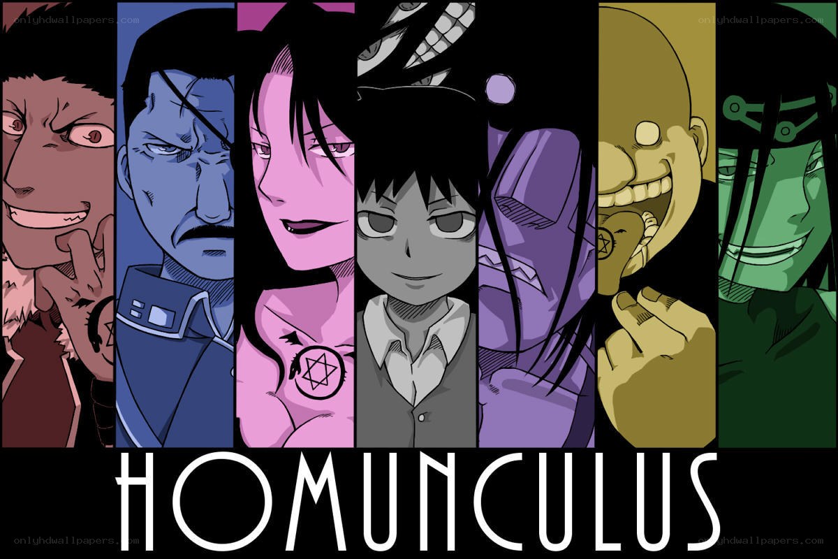Homunculus anime characters