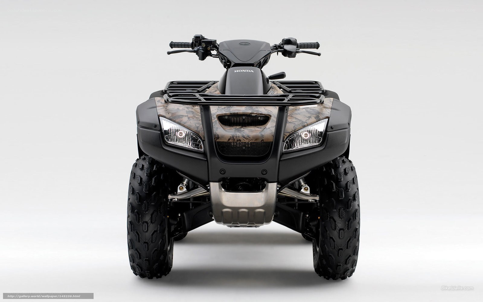 Honda ATV front view