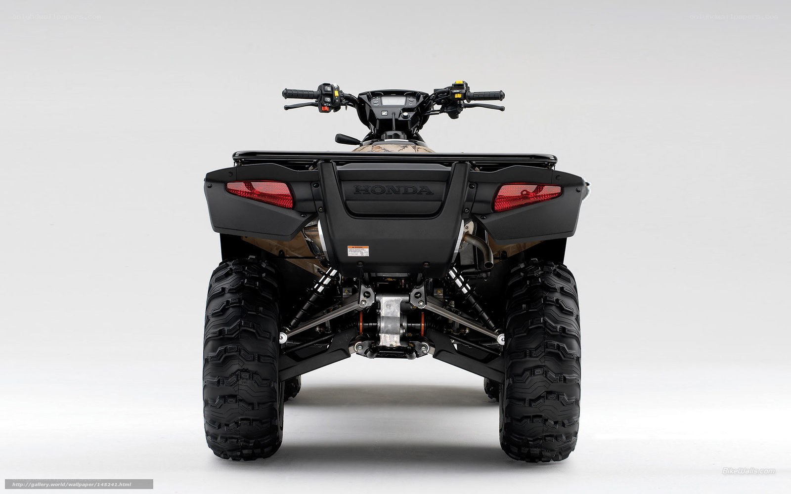 Honda ATV rear view