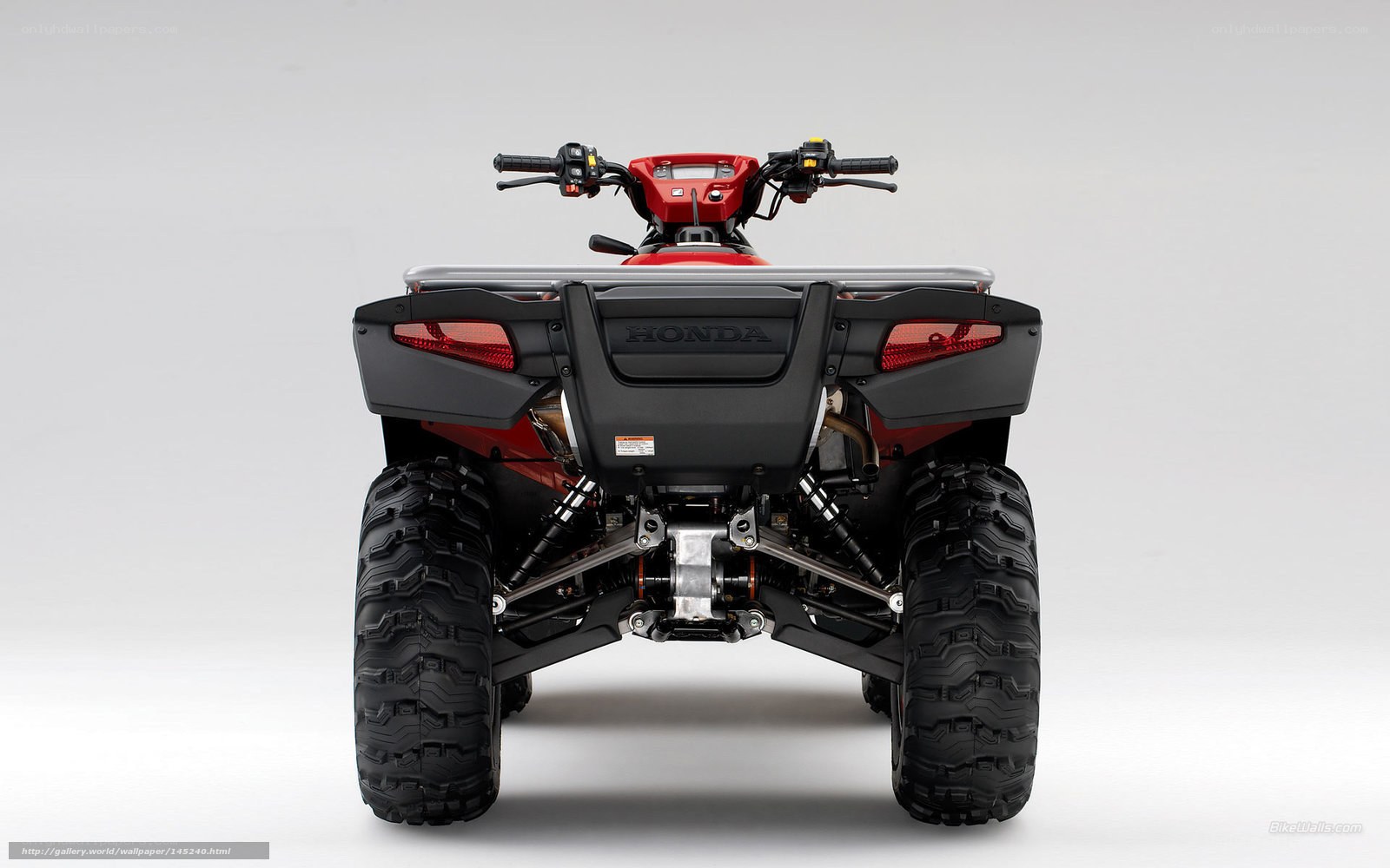 Honda ATV rear view