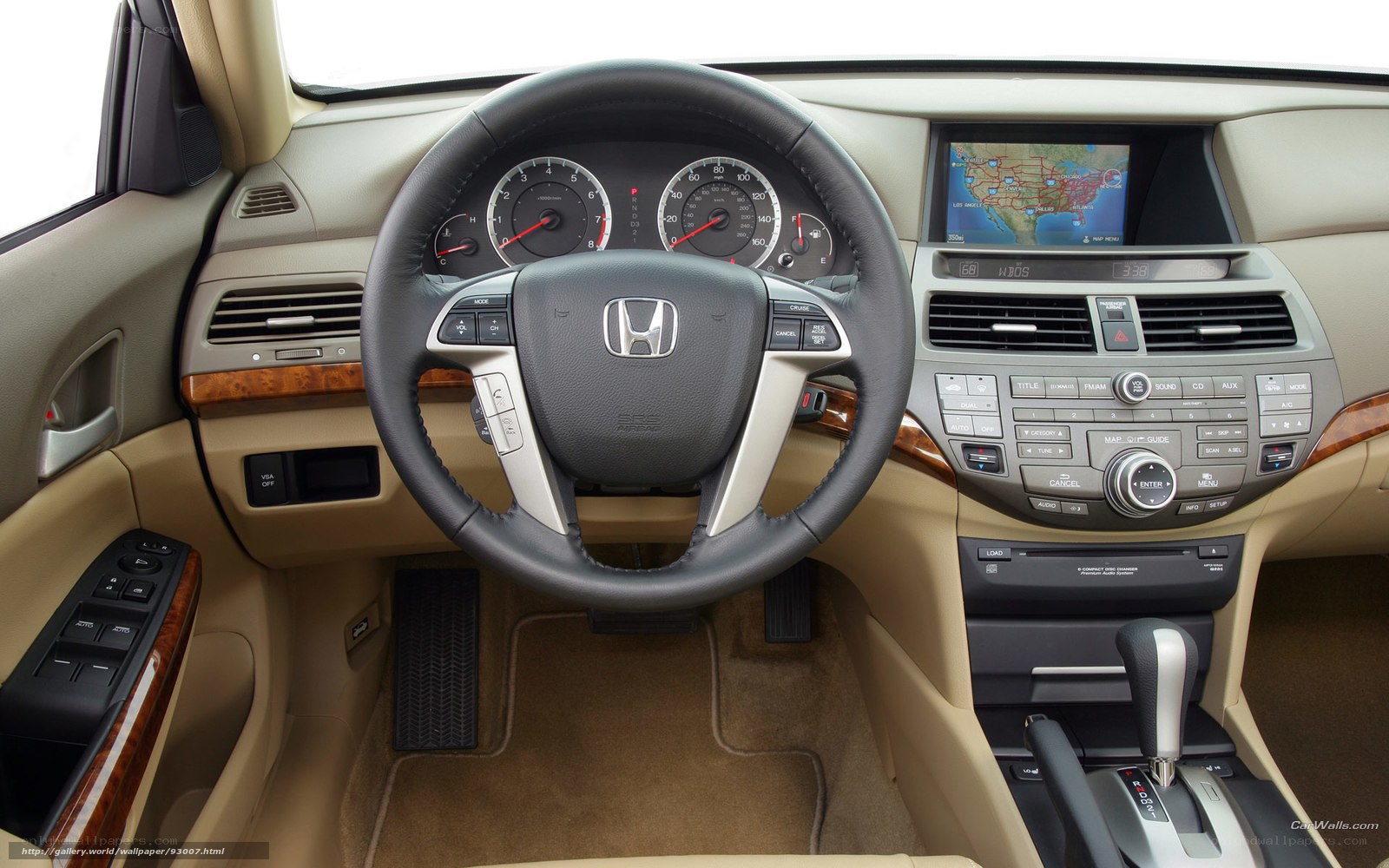 Honda car interior dashboard