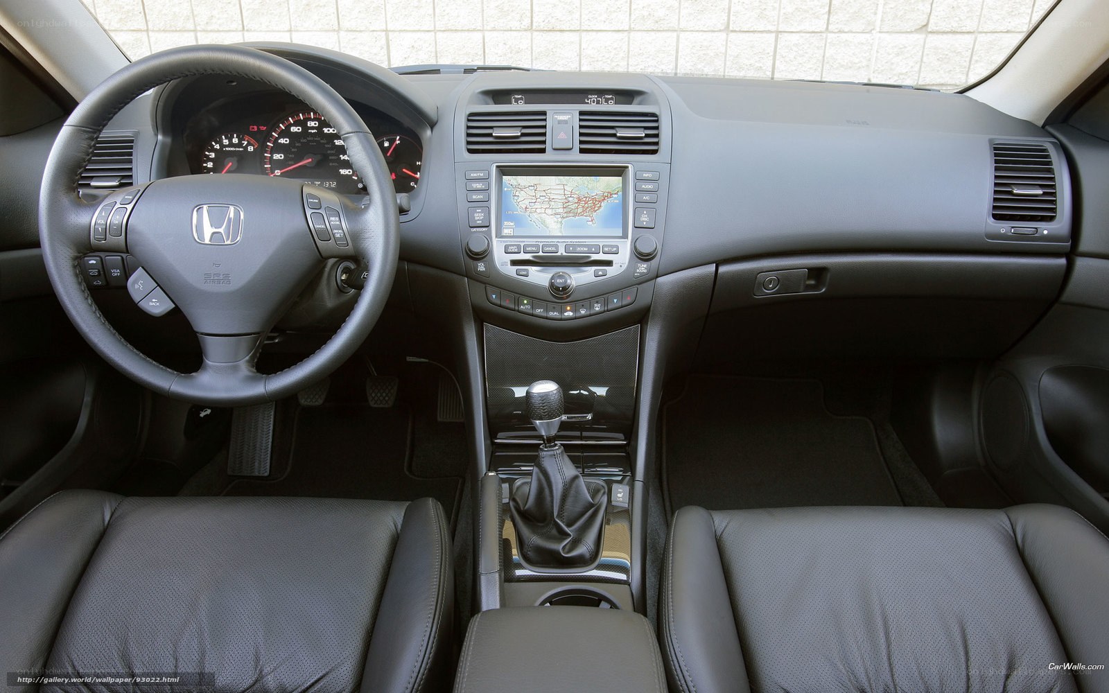 Honda car interior dashboard