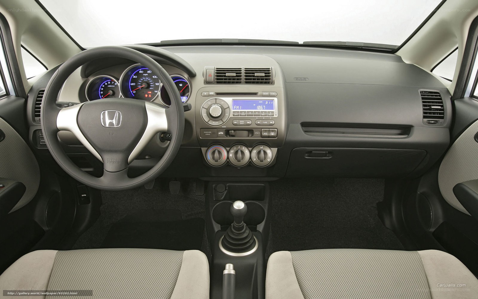 Honda car interior dashboard