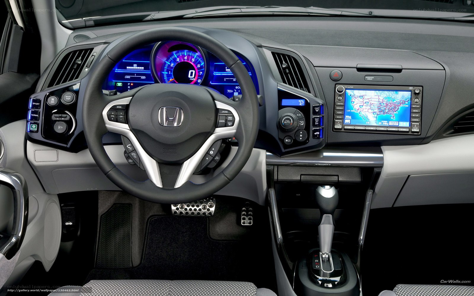Honda car interior dashboard