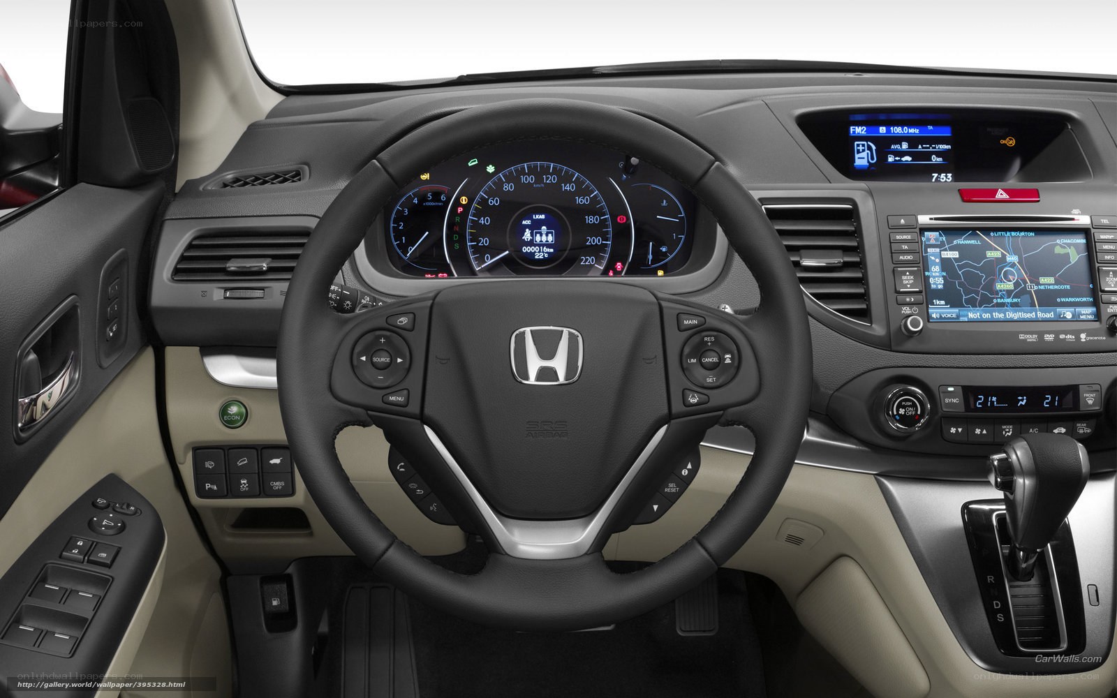Honda car interior dashboard