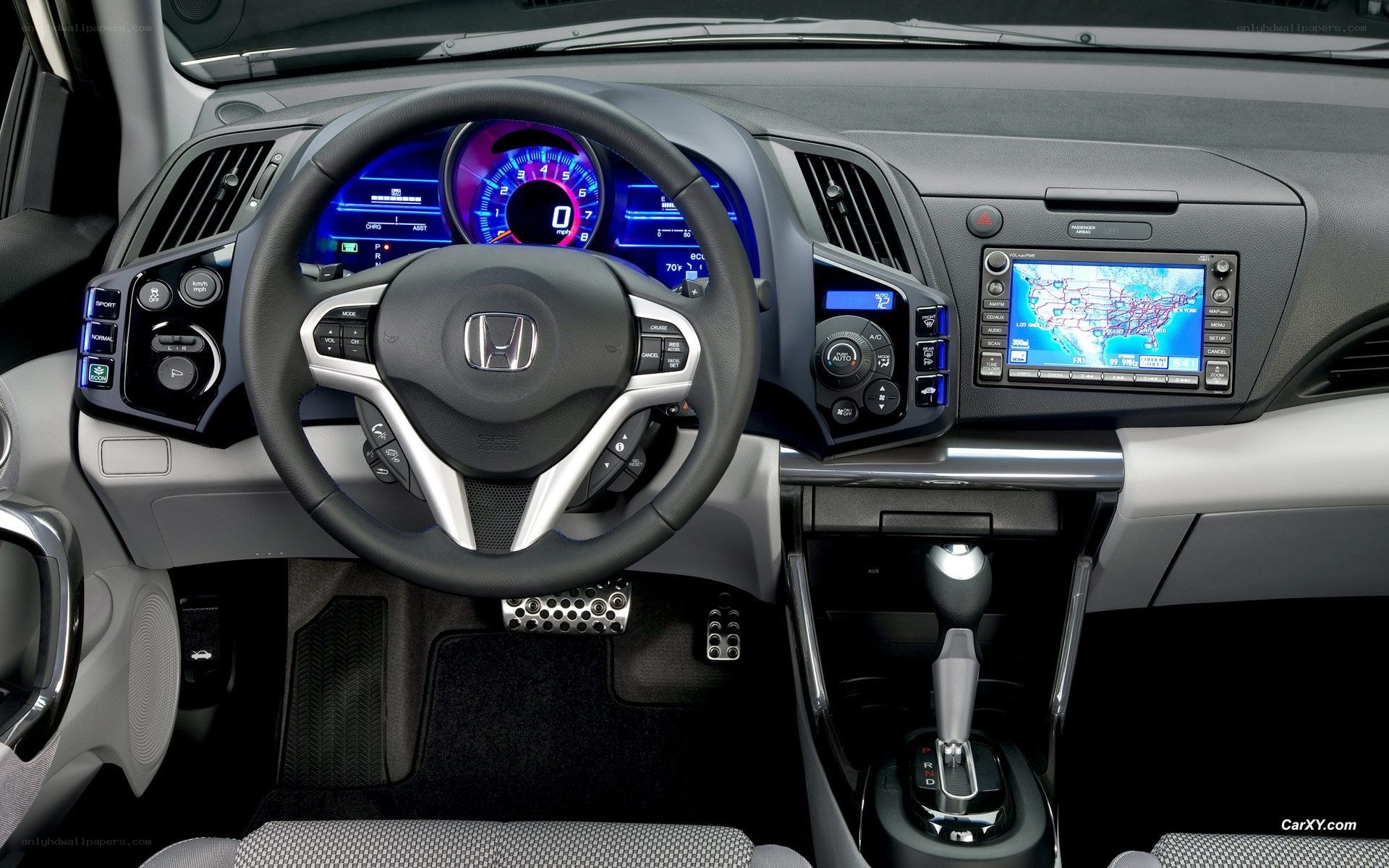 Honda car interior dashboard