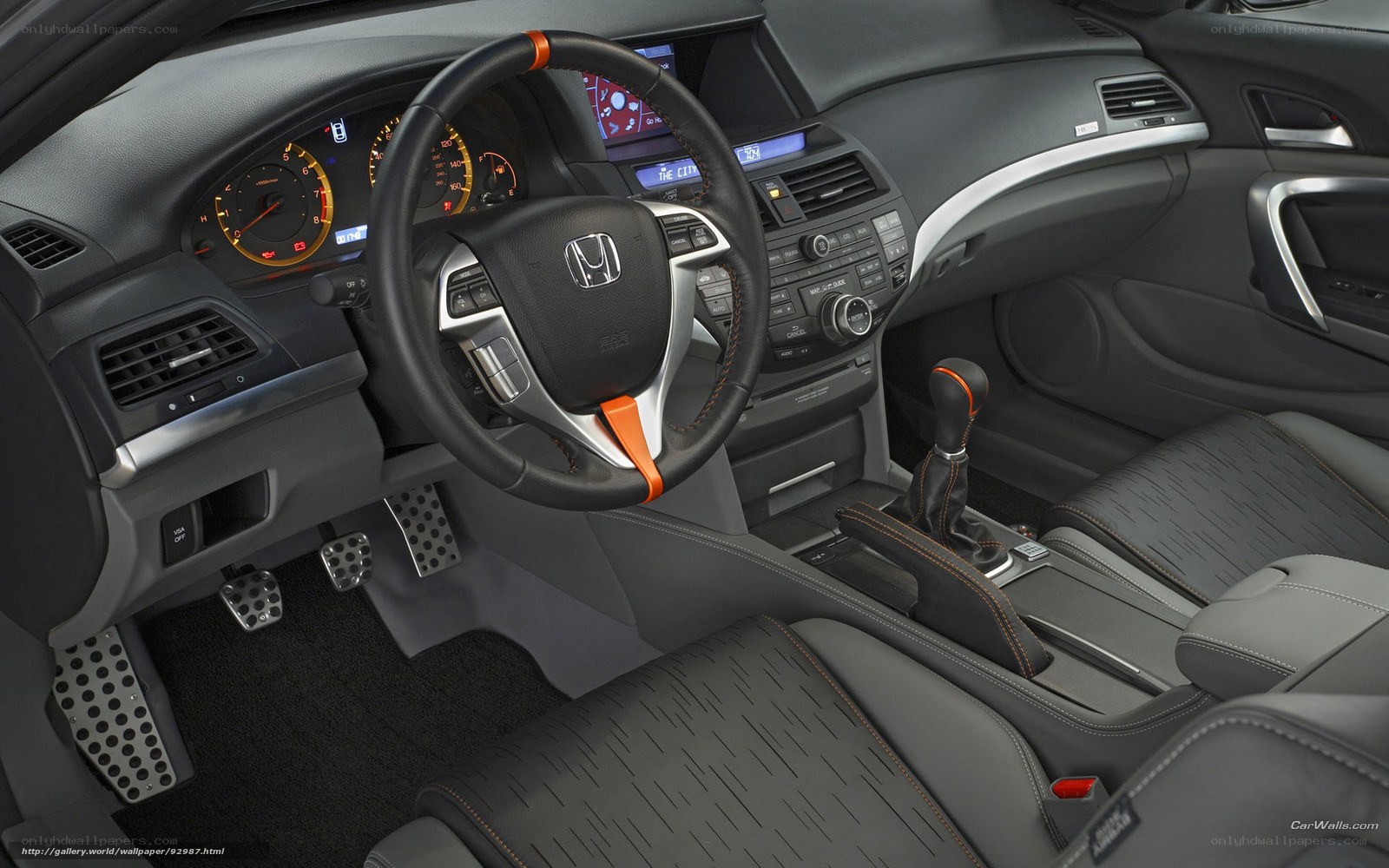 Honda car interior dashboard
