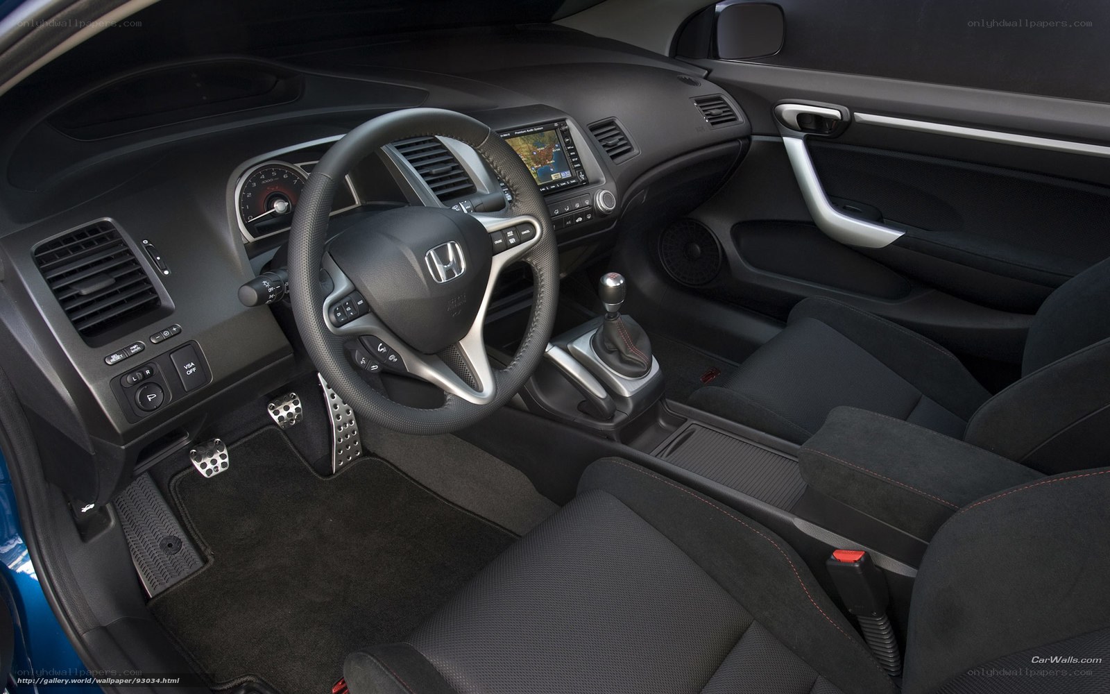 Honda Civic interior view