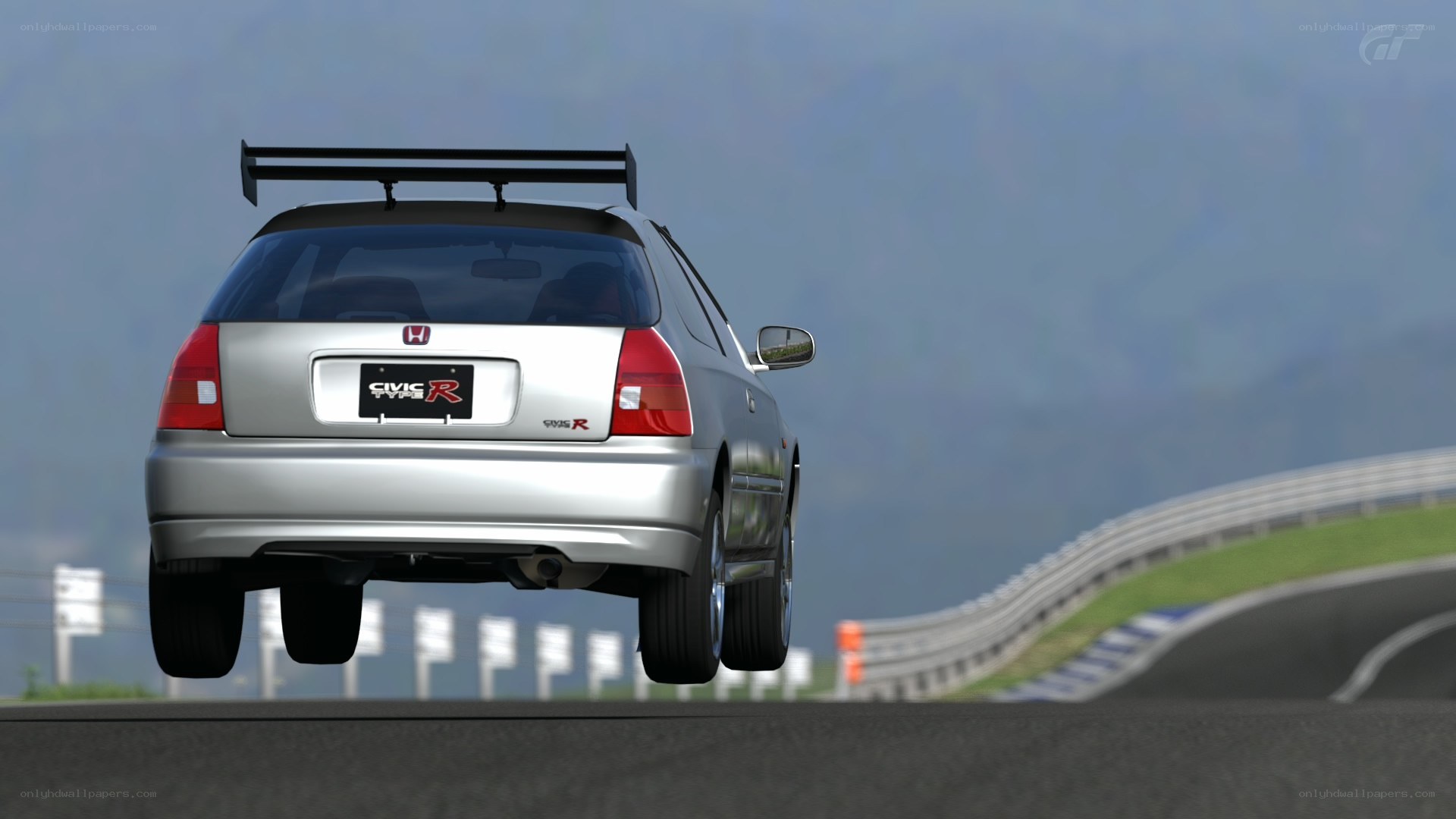 Honda Civic Type R on track